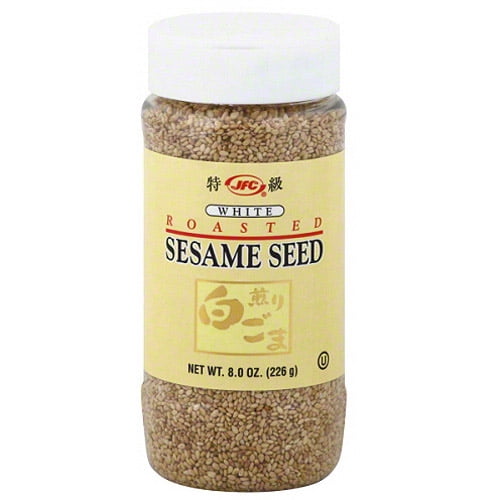 JFC White Roasted Sesame Seed, 8 oz, (Pack of 6)