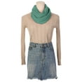 thumbnail image 3 of INSPIRAR CHIC Bufanda de Chiffon Sólido para Mujeres Ligera Suave Sheer Larga Envoltura para la Cabeza Chal Bufandas Verde Teal 68.9x27.6 pulgadas, 3 of 7
