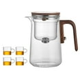 thumbnail image 1 of Glass Teapot with Magnet Infuser - 600 Or 800Ml Borosilicate Glass Teapot, No Mess Dripping Spout and Easy Clean, Perfect Tea Set for Home, Includes Infuser for Loose Tea and Heat-Resistant Handle, 1 of 9