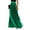 Green, variant on Joernso Elastic High Waist Pleated Skirt Women Solid Color Large Hem A-Line Long Skirt Work Leisure Skirt Streetwear