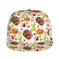 thumbnail image 2 of Fotbe Flat Bill Visor Cap Classic Snapback Hat Polyester Foam Trucker Hat Trucker Cap Adjustable Baseball Cap, 2 of 9