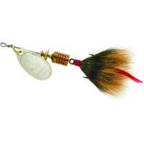 Mepps Dressed Aglia Inline Spinner 1/8 oz - Hot Fire Tiger/Brown Tail