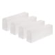 thumbnail image 1 of 4Pack Fundas de reposabrazos elásticas, fundas de sillón de poliéster suave, blancas, 1 of 7