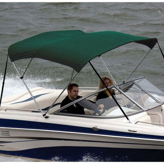 Shademate Bimini Top Sunbrella Fabric Boat Shade & Boot Forest Green, OV80236AF