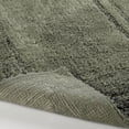 thumbnail image 4 of Cotton Solid 2-Piece Forest Green Highly Absorbent Non-Slip Backing Bath Rug Set by Superior, 4 of 12