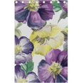 thumbnail image 5 of Coolnut Colorful Flowers Thermal Insulated Blackout Grommet Printed Window Curtain - 84x55 in - 100% Polyester 2 Panels, Stitchingstyles, 5 of 6