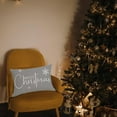 thumbnail image 5 of Christmas Pillow Covers 12 x 20 Inch Set of 2 Merry Christmas Believe White Throw Pillow Covers Winter Xmas Winter Holiday Decorative Cushion Cases for Sofa Couch, 5 of 6