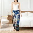 thumbnail image 6 of Lsque Vintage Starry Sky Puppy Print Women's Pajama Pants, Lounge Pant - Comfortable Home Wear,Elastic Waistband, Stylish Design-XX-Large, 6 of 9