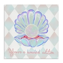 Stupell Industries Limited Edition Pearl Typography Painting Gallery Wrapped Canvas Art Print Wall Art, 36 x 36