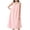 Pink, variant on WAGUTH Warm Coral Fleece Nightgown for Women Sleeveless Ruffle Floral Decor Loose Quick Dry Shower Robes Loungewear