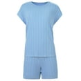 thumbnail image 5 of Fruit of the Loom Women's Dolman Top & Short Pajama Set, Sizes S-4X, 5 of 11
