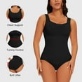 thumbnail image 3 of KIWI RATA Shapewear Bodysuit for Women Tummy Control Body Shaper Seamless Body Suit Sleeveless Going Out Tops, 3 of 6