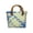 blue-L, variant on Women's Handmade Woven Tote Bag, Casual Boho Shoulder Purse for Beach Travel