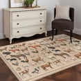 thumbnail image 3 of Kitchen Mats for Floor 3x5 Ft, Farmhouse Non Slip Area Rugs for Kitchen Bedroom Entryway, Vintage Country Farm Animals Brown Washable Carpet Runner Rug Floor Mats for Bedroom Home Decor, 3 of 8