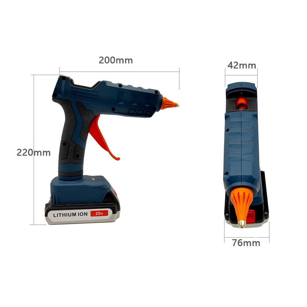 Tool Electric Hot Melt Glue Machine Portable Cordless Lithium Glue Extrusion Tool Applicator For Home DIY Arts Crafts  Adhesive Articles Quick Repairs Compatible With