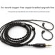 thumbnail image 4 of Cable para auriculares de 0,75 0,78, especificación, cable de doble hebra, cable de alta fidelidad con bobinado para auriculares enchufables, cable de alta gama, 4 of 5