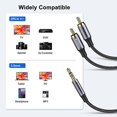 thumbnail image 2 of Adaptador de audio estéreo RCA MOSWAG de 3,5 mm macho a 2RCA macho, 2 of 6