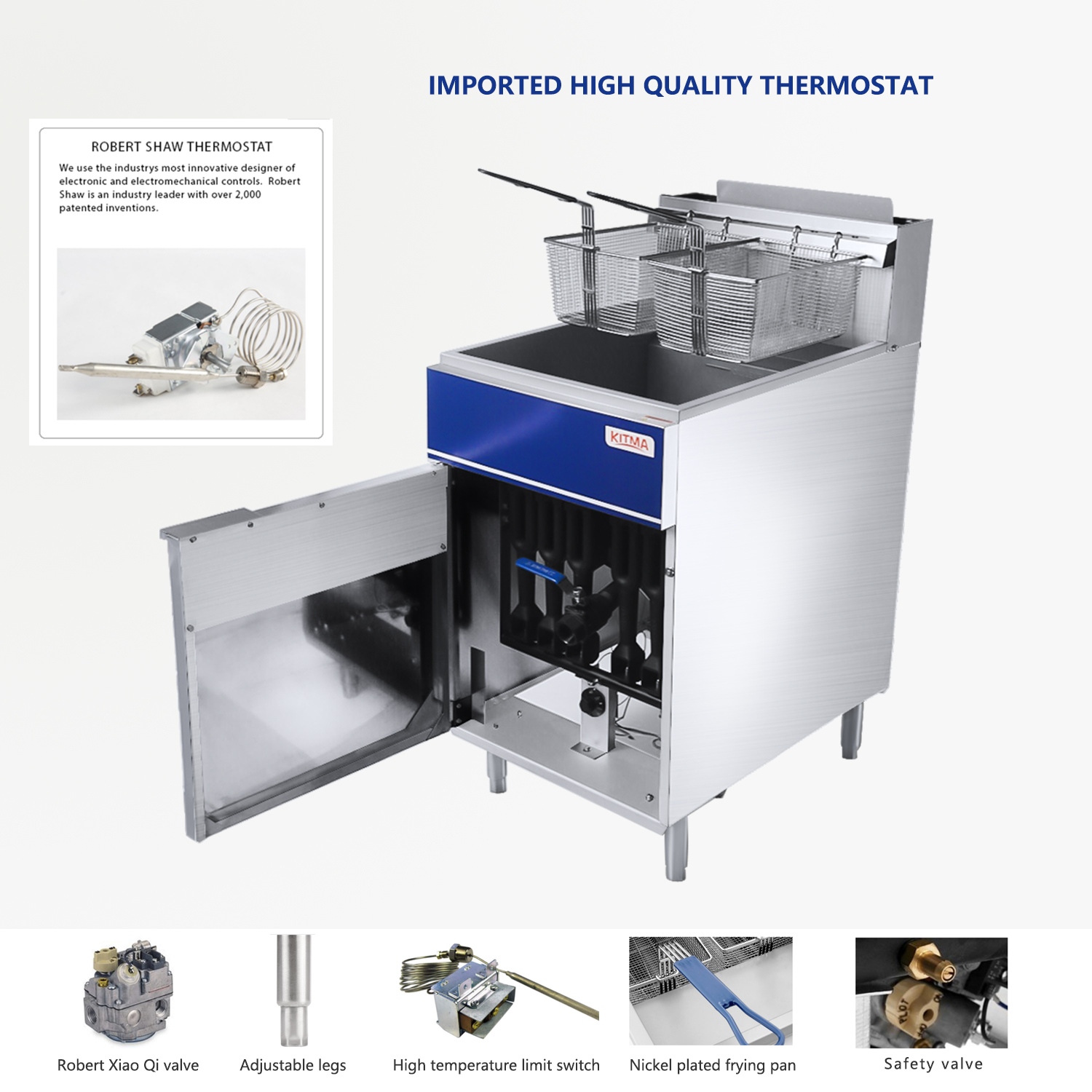 Commercial Deep Fryer 120,000 BTU / GFF5-70 - General Food Service