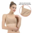 thumbnail image 3 of iMucci Women's Seamless Polyester Adjustable Bra, Beige, 3 of 6