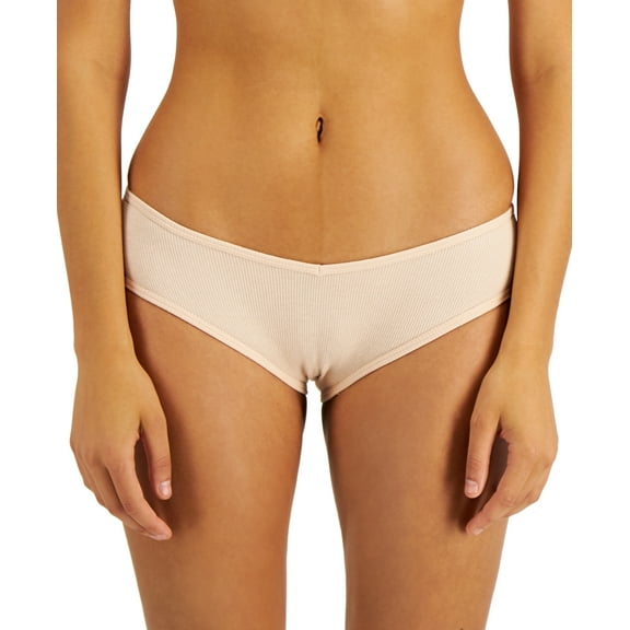 Jenni Womens Ribbed Hipster Underwear Chai XXL