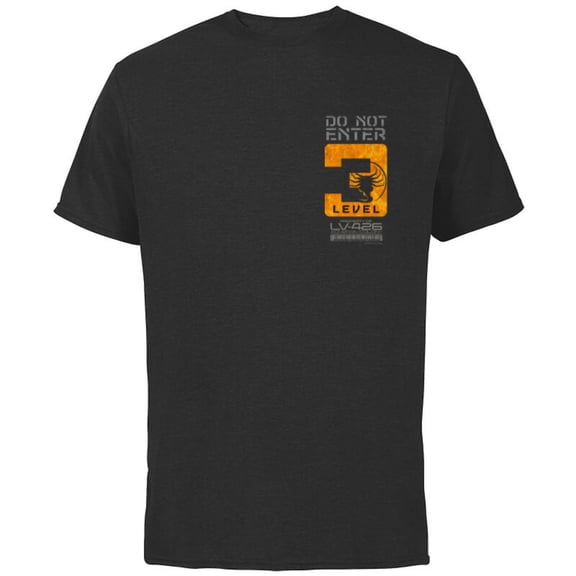 Alien 45th Anniversary Aliens 1986 Facehugger Level 3 LV-426 - Short Sleeve Cotton T-Shirt for Adults - Customized-Black