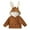 Brown, variant on Vedolay Fall Coats for Kids 2023 Printing Hooded Zipper Kids Girls Coat Outwear Brown,24M