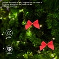 thumbnail image 2 of IBASETOY Red Velvet Wreath Bows 120Pcs for Home Decoration and Christmas Tree Scene, 2 of 4