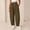 Brown, variant on Plaid Barrel Pants Women Summer Casual Wide Leg Lounge Gingham Trousers High Waist Comfy Palazzo Pants with Pockets,Brown