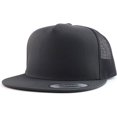 thumbnail image 1 of GFDYREE Flexfit Oversize XXL Structured Blank 5 Panel Flatbill Snapback Mesh Cap, 1 of 2