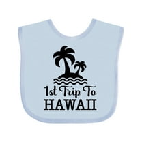 Inktastic First Trip to Hawaii Vacation Boys or Girls Baby Bib