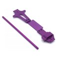 thumbnail image 2 of ZheElen Central Drive Shaft 1/14 Crawler Remote Control Model Second Floor Board Upgrade Spare Parts Modification Repair Accessories Purple, 2 of 6