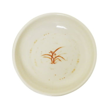 Excellante Gold Orchid Melamine Dinnerware Collection 6 Oz, 4 1/2" Bowl (Flat), Comes in Dozen