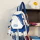 thumbnail image 3 of Mochila Mujer Nylon Casual Mochilas Escolares Color Contraste para Deporte Al Aire Libre (Azul) Tmvgtek Para Estrenar, 3 of 9