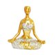 thumbnail image 2 of Figura de yoga de mujer, artesanía, versátil, decorativa, de resina, para decoración de estantes. Meditación, 2 of 9