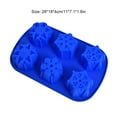 thumbnail image 4 of Monstrate 6 moldes para hornear azules, antiadherentes, chocolate, gelatina, caramelo, jabón, hielo Herramientas y accesorios para hornear, 4 of 6