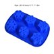 thumbnail image 4 of Toystoory 6 silicona azul antiadherente para hornear, copos de nieve para hacer pasteles, chocolate DIY, gelatina, dulces, jabón hecho a mano, Herramientas y accesorios para hornear, 4 of 6