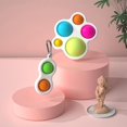 thumbnail image 3 of Pop It Fidget, juguete simple para aliviar el estrés y la ansiedad (blanco 1) Afortunado Sencillez, 3 of 5