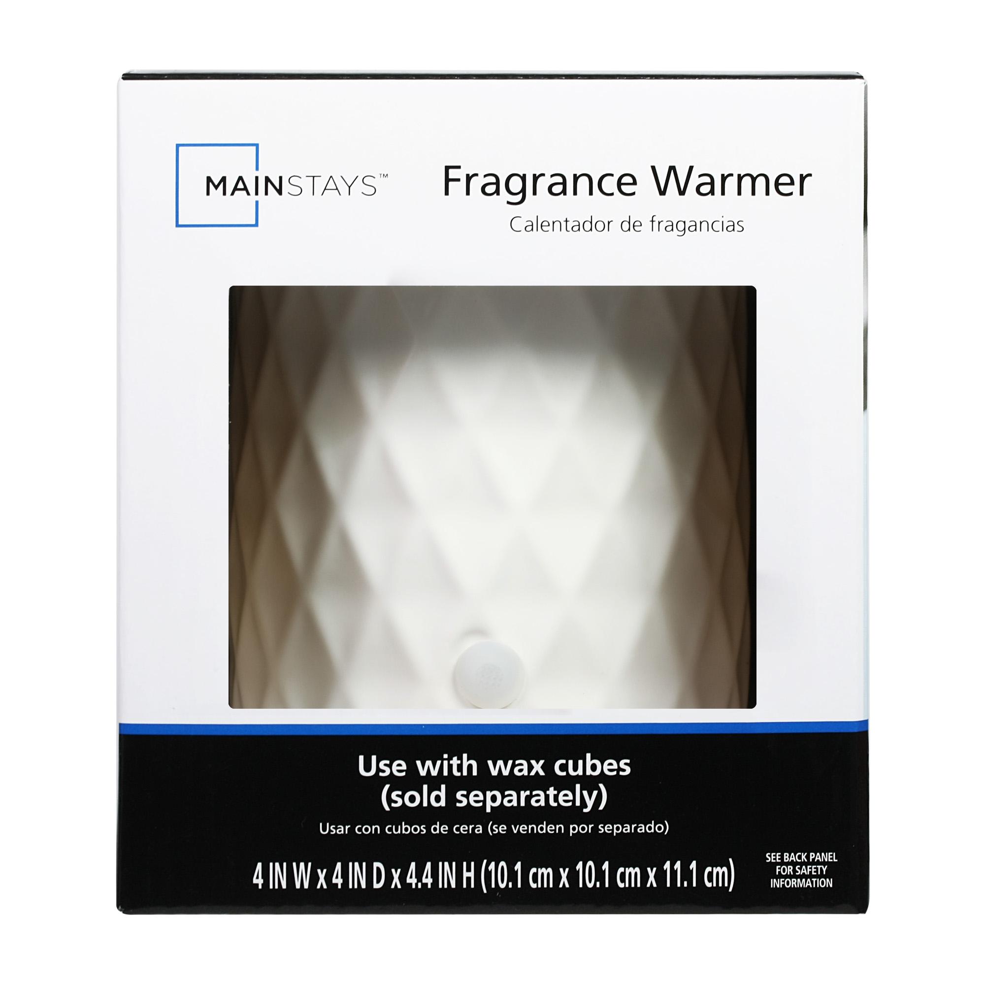 Mainstays Electric Diamond Ceramic Wax Melt Warmer White photo 2