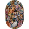 thumbnail image 2 of Rugs.com Blossom Collection Rug – 5' x 8' Oval Multi Medium Rug Perfect For Living Rooms, Large Dining Rooms, Open Floorplans, 2 of 8