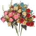 thumbnail image 2 of Flores artificiales, 2 paquetes de rosas artificiales. 24 flores de, 2 of 6