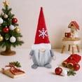thumbnail image 4 of Loespoir Festive Christmas Doll Collection, Hooded Faceless Stuffed Character, Holiday Themed Decorations for Seasonal Display and Comfort, with Multiple Designs(Red), 4 of 6