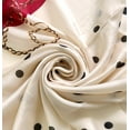 thumbnail image 5 of Wrapables Silk Like Satin Polyester Large Scarf Wrap, Dots & Gold Chains, 5 of 6
