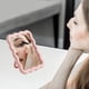 thumbnail image 3 of Espejo de maquillaje plegable de pared montado rosa, 3 of 6