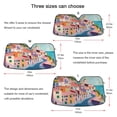 thumbnail image 5 of Yayeee Car Windshield Sun Shade Universal Fit Foldable Front Window Visor Protector, Size 55"x27.6", Abstract Painting, 5 of 8