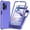 Purple, variant on TJS for BLU View Speed Ultra 5G 2025 Phone Case, Full Body Protective Heavy Duty Hybrid Bumper Cover (Blue)