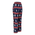 thumbnail image 4 of Women Soft Pajama Pants Holiday Christmas Snowflake Elk Print Trousers Winter Warm Plush Fluffy Flannel Pants with Pockets, 4 of 8