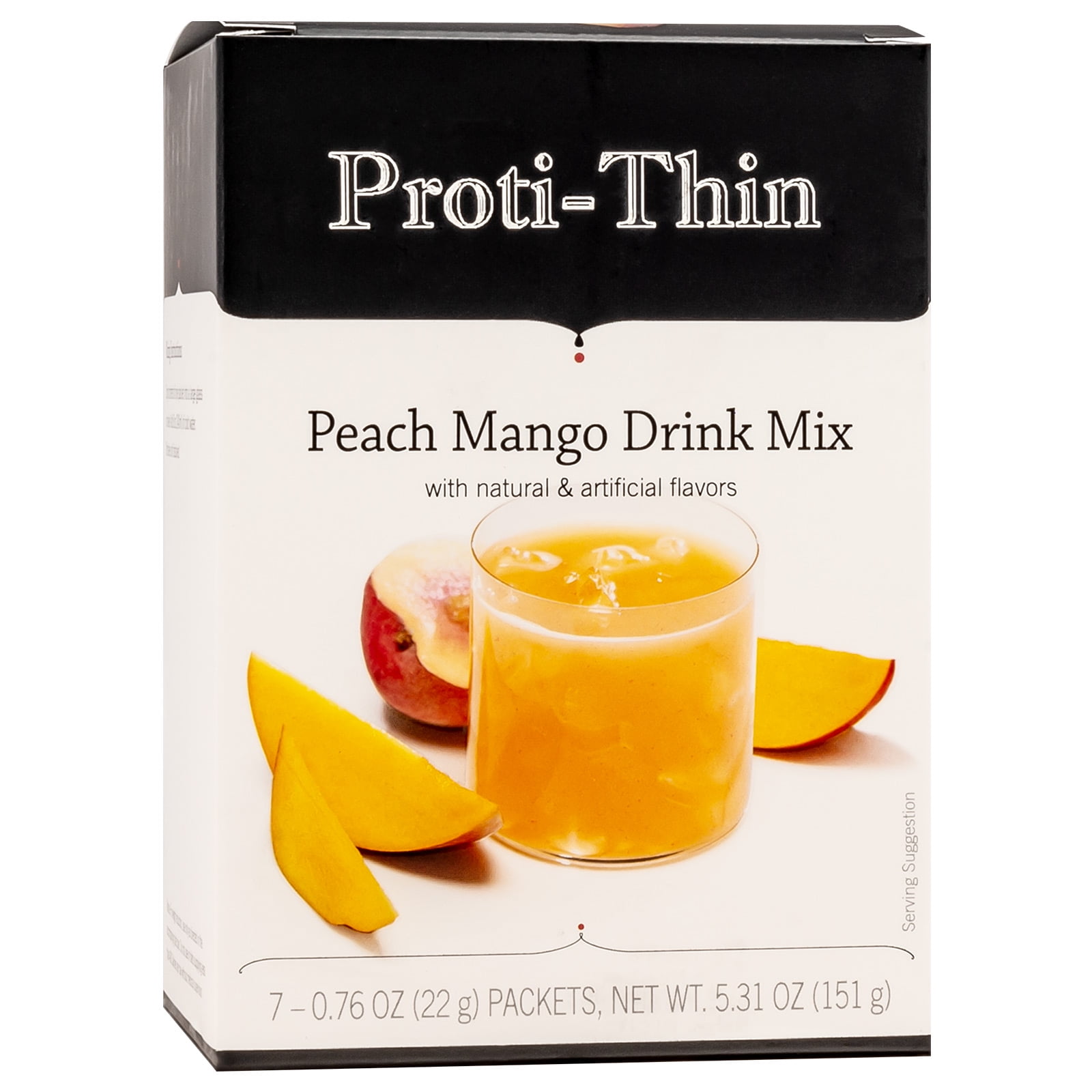 Proti-Thin - Peach Mango Protein Diet Fruit Drink - 15g Protein - Zero