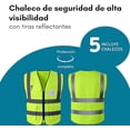 thumbnail image 3 of Chaleco de Seguridad Simonetta Vespetti Amarillo Talla S 5 Piezas, 3 of 4