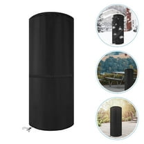 HAKIDZEL 1 Piece Patio Heater Cover for Electric Garage Heaters 210D Oxford Cloth 47.16X19.65X19.65In