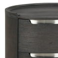 thumbnail image 2 of Osko Nightstand- 2 Storage Drawers- Nickel Trim, 2 of 6